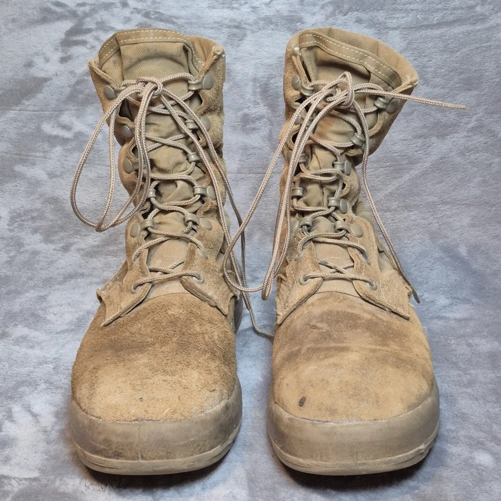 Altama Boots Mens 9.5 Brown Coyote USGI Hot Weather Combat Military
